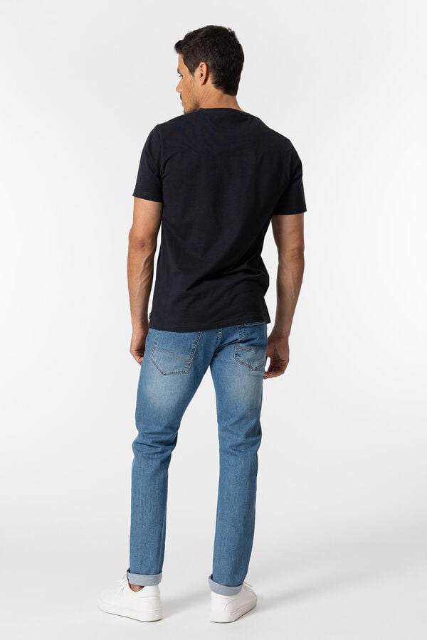Springfield Tyler tapered jeans steel blue