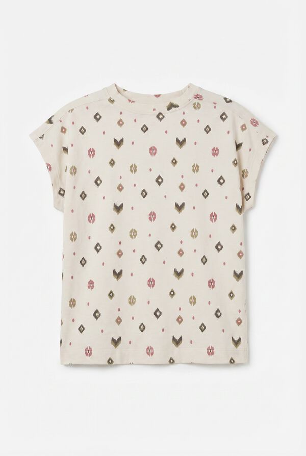 Springfield T-shirt estampado &eacute;tnico bege