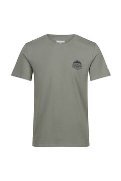 Springfield T-shirt algodão orgânico caqui escuro