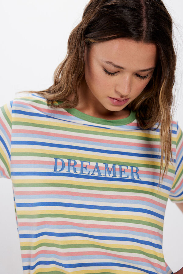Springfield T-shirt "Dreamer" bleu indigo