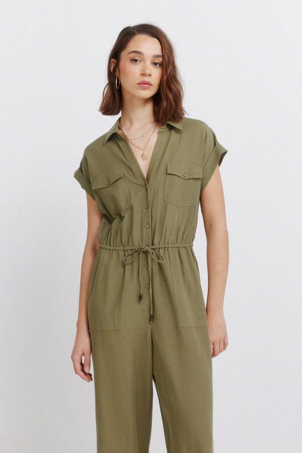 Springfield Jumpsuit with pockets printed