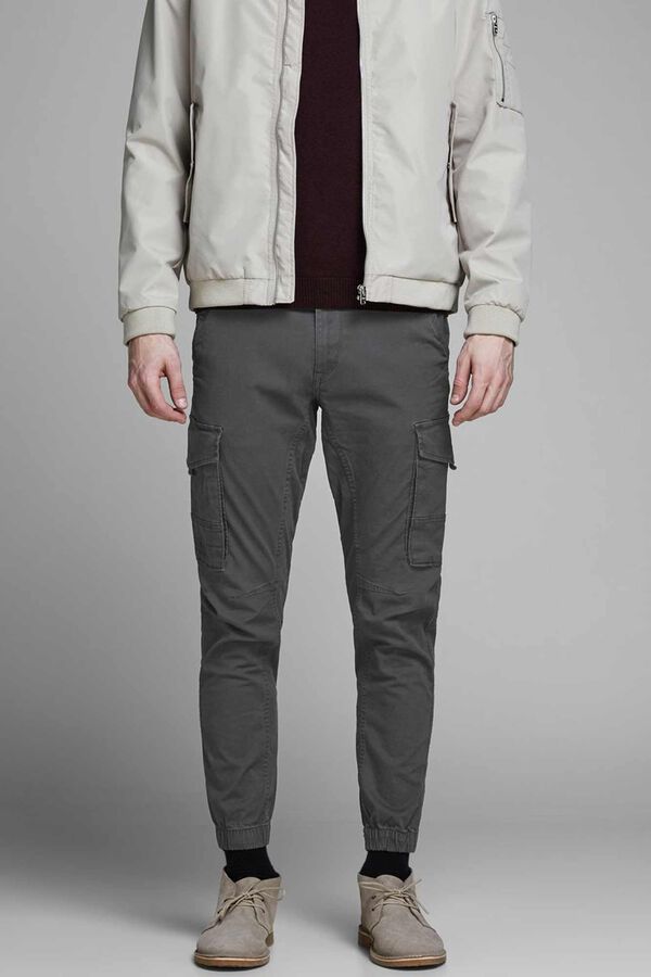 Jack & Jones Slim fit cargo trousers black