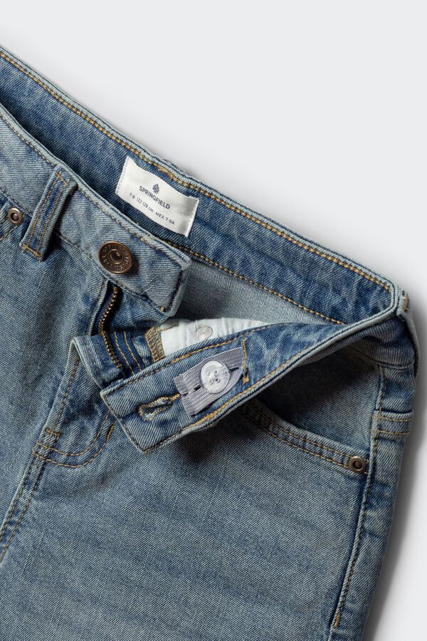 Springfield Kids Bermudas infantil em denim azul