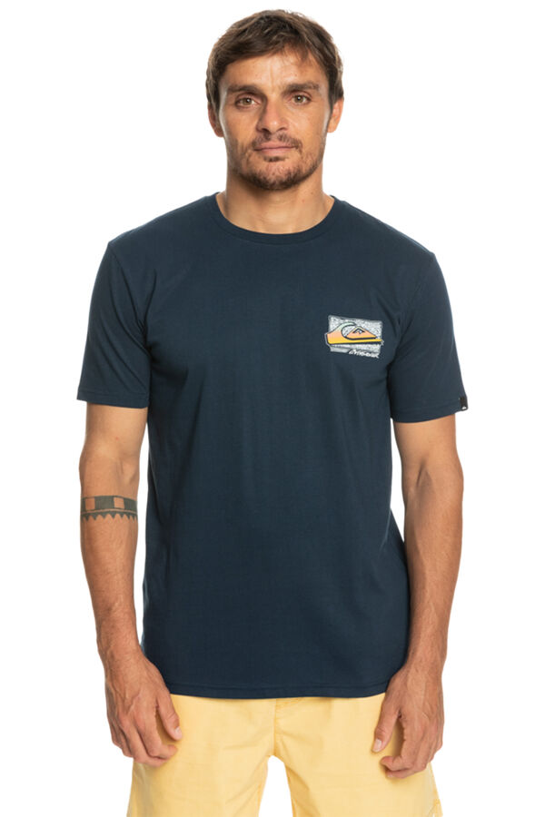 Springfield Retro Fade - Camiseta manga corta navy