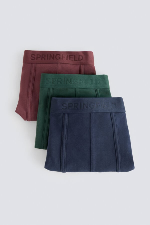 Springfield Pack 3 boxers green