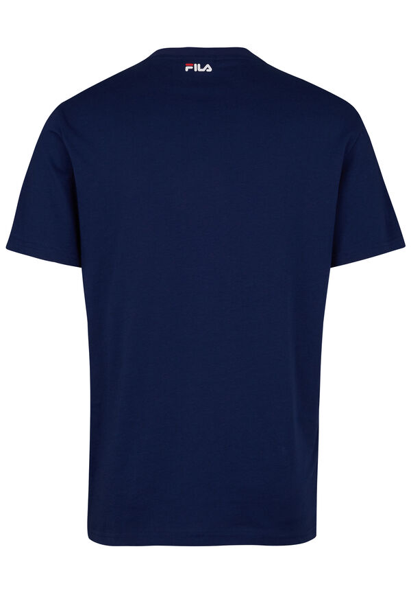 Springfield Camiseta básica de hombre Fila azul medio