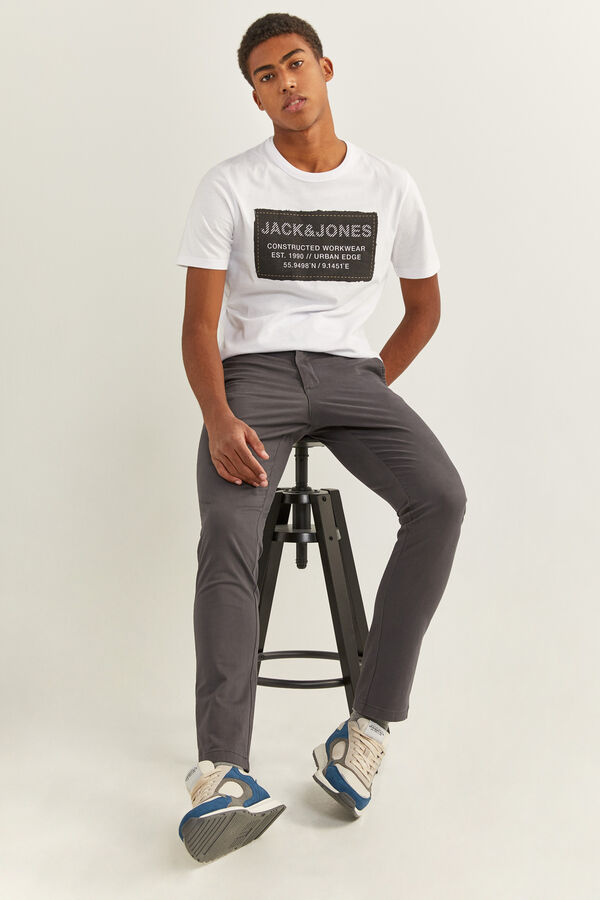 Jack & Jones Straight trousers black