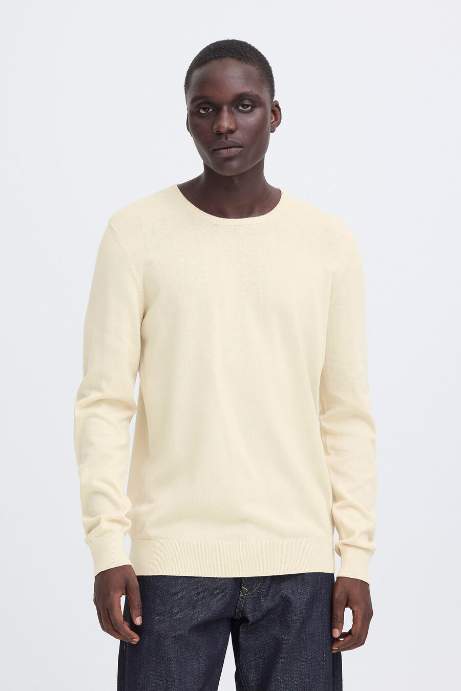 Jersey de cuello redondo