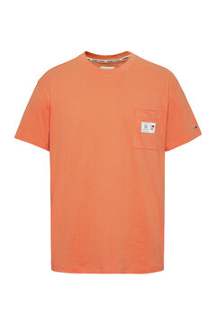 Springfield Camiseta de hombre de manga corta Tommy Jeans. naranja