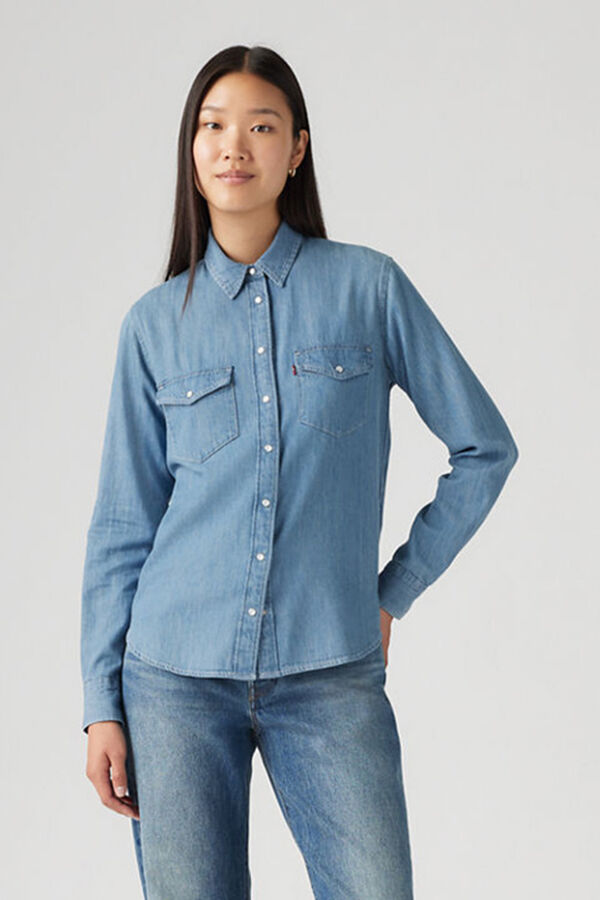 Levi's Levis&reg; denim shirt blue