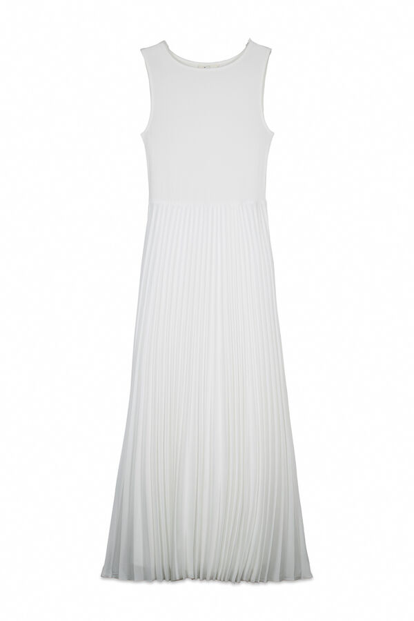 Springfield Two-fabric dress printed