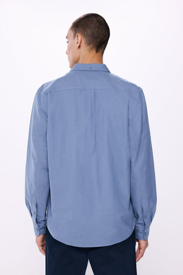 Springfield Oxford shirt steel blue