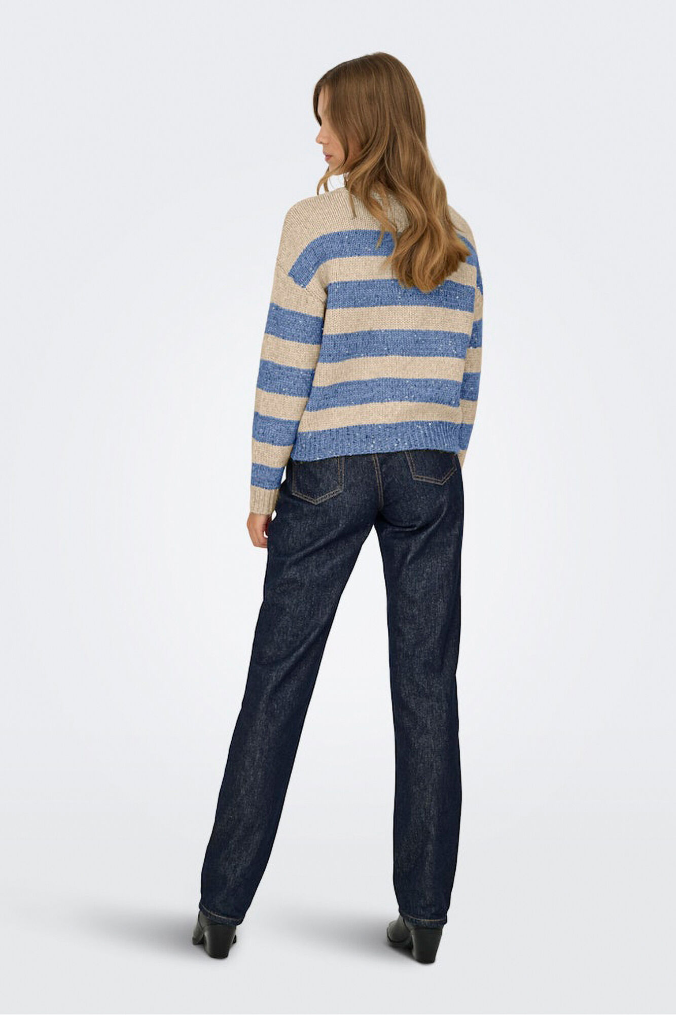 Only Jersey de rayas y lentejuelas