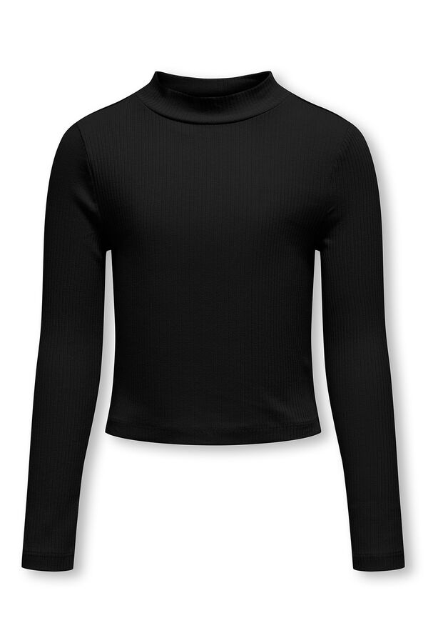 Only Girls Girl's long sleeve -shirt black