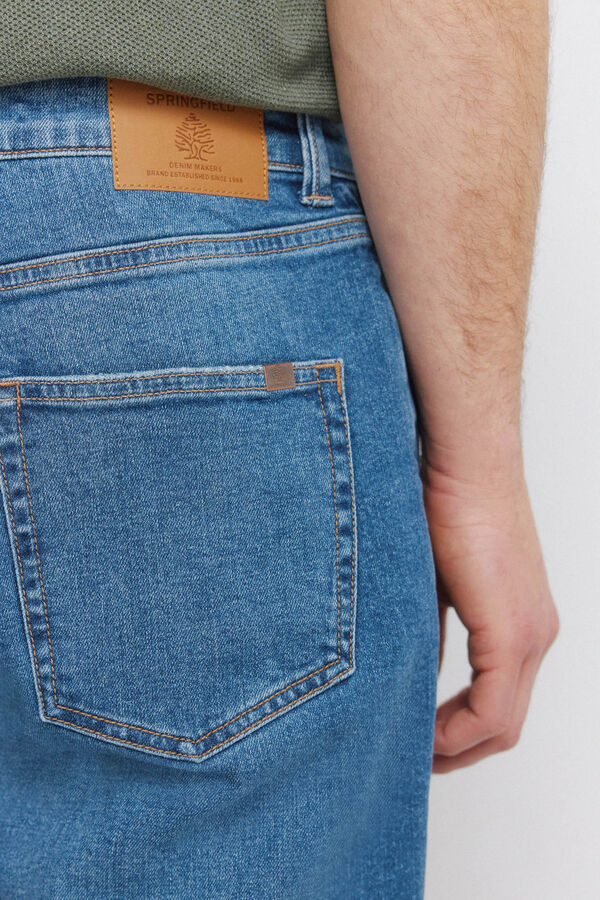 Springfield Jeans medium wash slim fit blue
