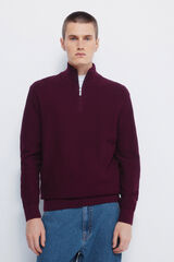 Springfield Plain zip fastening jumper printed