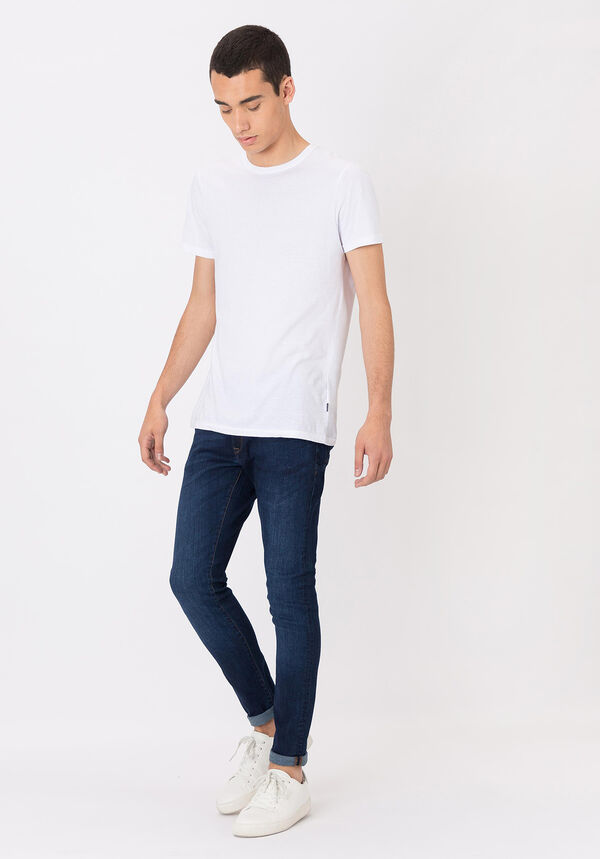 Tiffosi Cal&ccedil;a Jeans Liam Super Slim com Efeito Lavado azul