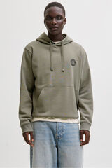 Jack & Jones Sudadera con capucha relaxed gris