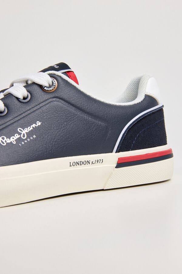 Pepe Jeans Classic vulcanised sole sneakers blue