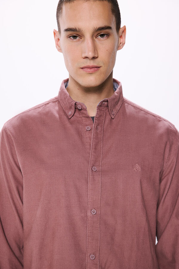 Springfield corduroy shirt bordeaux