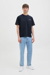 JJ REBEL Camiseta back print azul