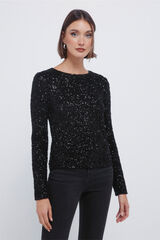 Springfield Sequin T-shirt  black