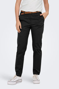 Springfield Pantalón chino cinturón negro
