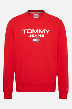 Springfield Sweatshirt Tommy Jeans com logo  vermelho real