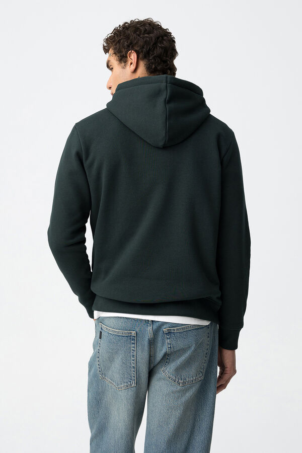 Tiffosi Hoodie B&aacute;sico verde