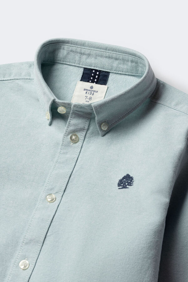 Springfield Kids Camisa de menino com cotoveleiras verde