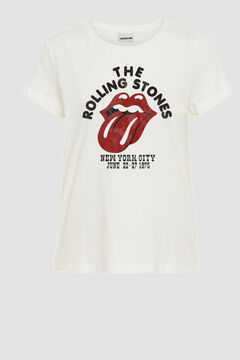 Springfield Short-sleeved Rolling Stones T-shirt  blanc