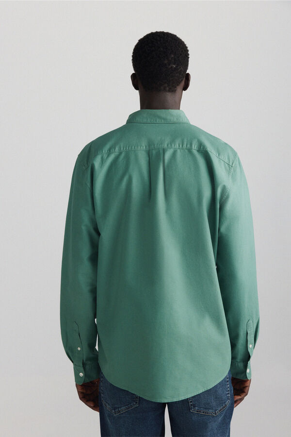 Springfield Garment-dyed oxford shirt green