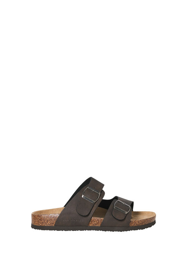 Jack & Jones Lightweight sole buckle sandals nude