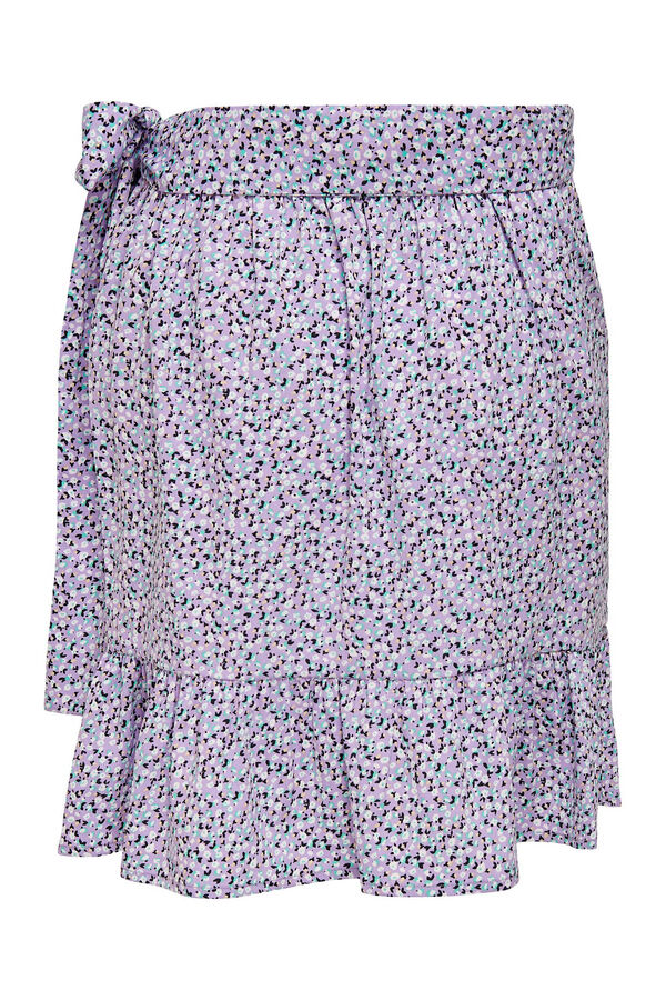 Springfield Short skirt with ruffle purple