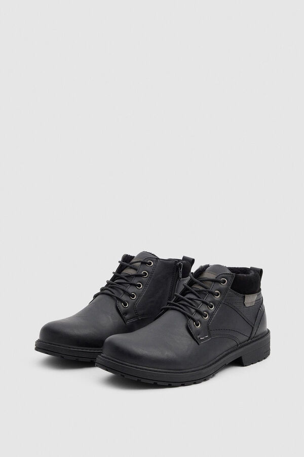 Inside Bota de Gola Combinada preto