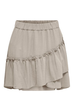 Springfield Mini skirt with ruffles gray
