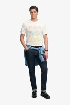 Superdry Camiseta manga corta dibujo japon&eacute;s delantero