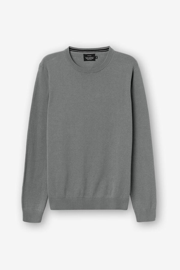 Springfield Basic Knitted Pullover gray