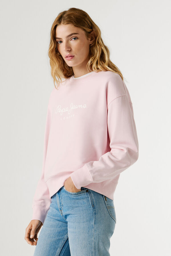 Pepe Jeans Round neck sweatshirt  pink