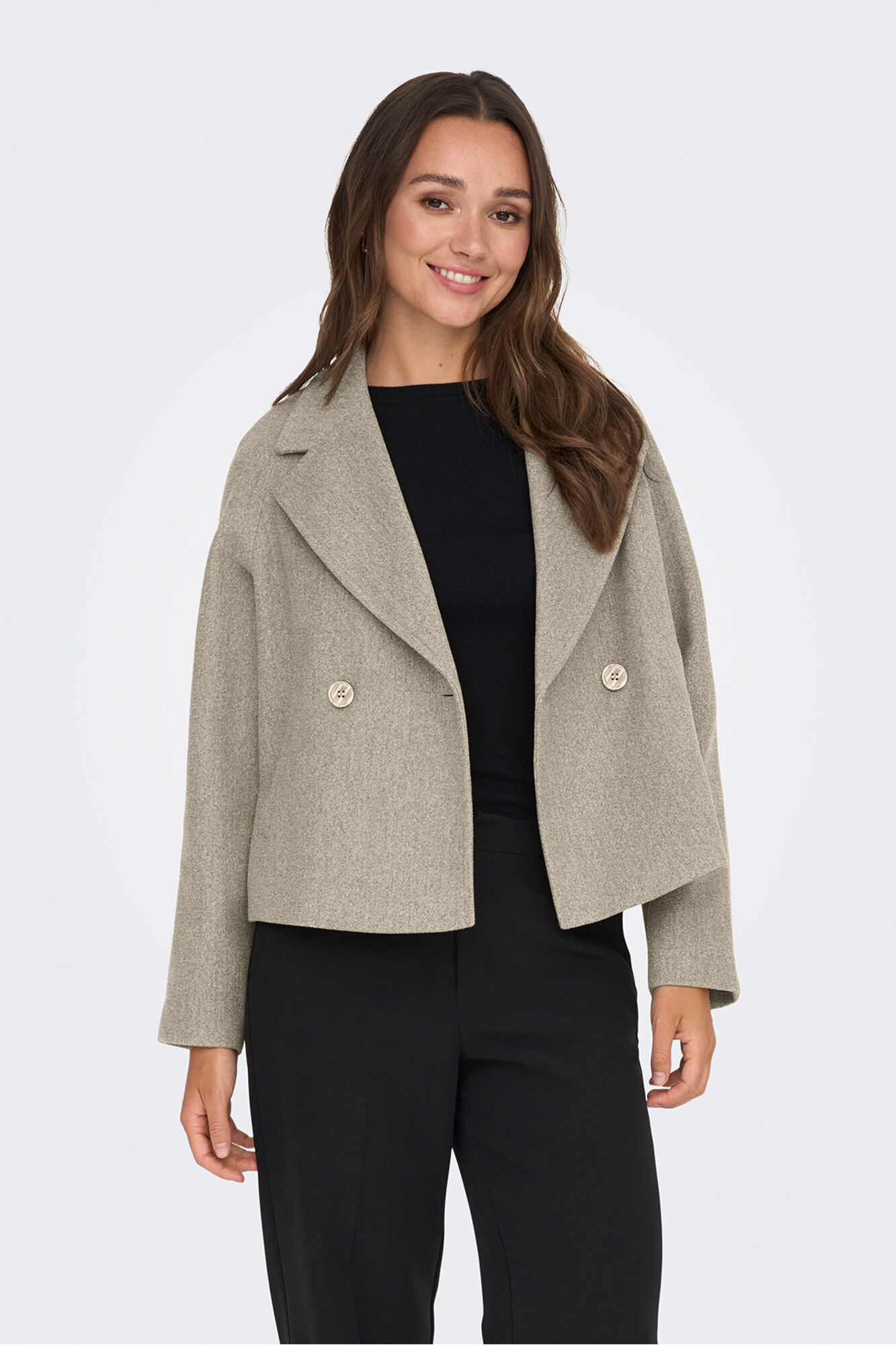 JDY Abrigo de pa&ntilde;o corto