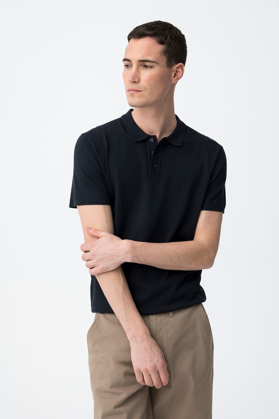 Polo de punto regular