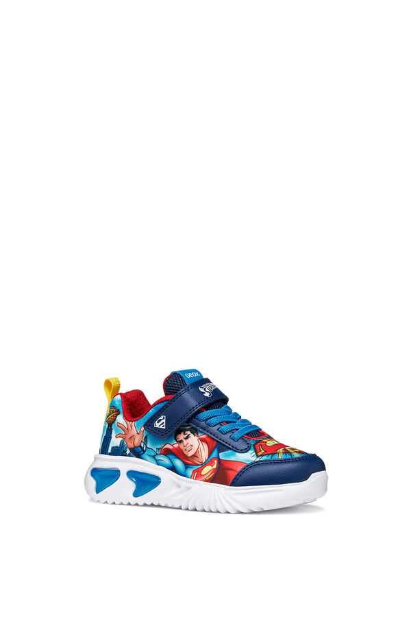 Geox Faux leather trainers printed
