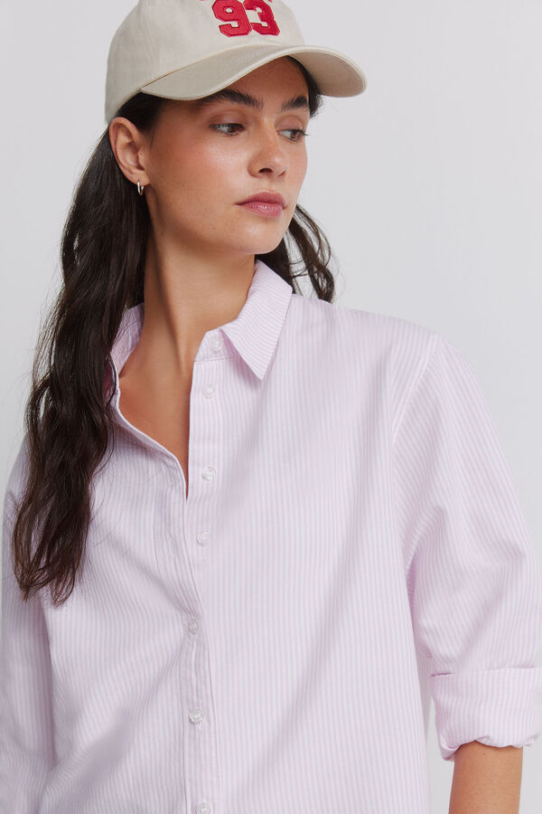 Springfield Oxford cotton shirt pink