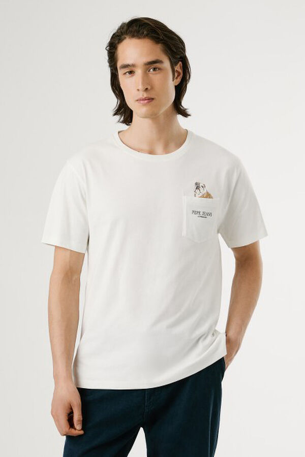 Pepe Jeans T-shirt Thansen bege
