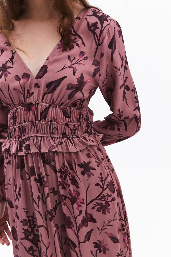 Oxxo Vestido largo morado/lila