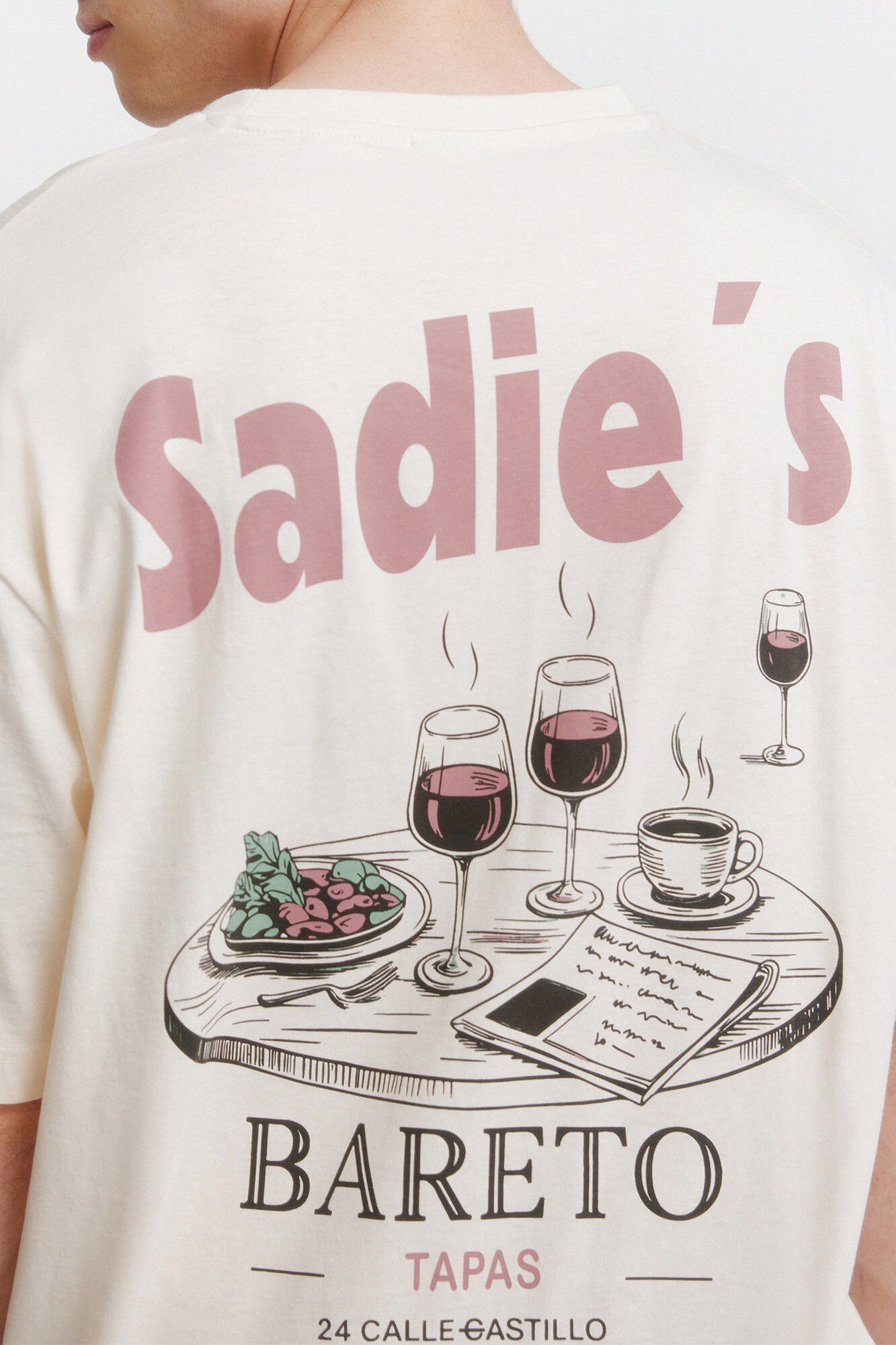 Springfield T-shirt com estampado de bar