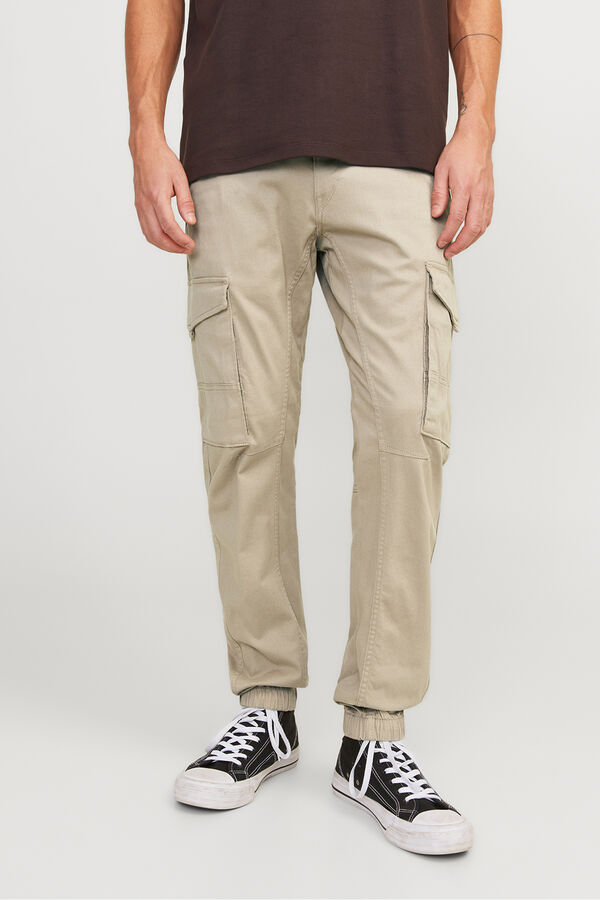 Jack & Jones Slim fit cargo trousers blue