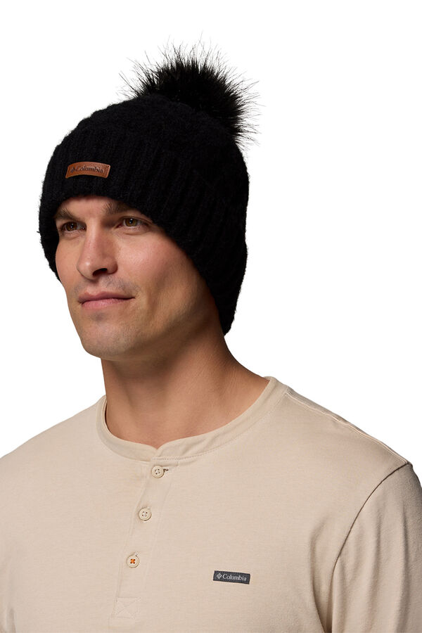 Columbia Winter Blur&trade; II Unisex Beanie with Pom-Pom black