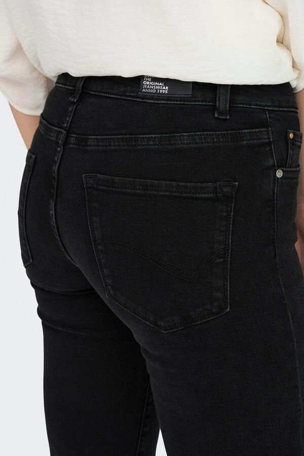 Springfield Straight cut five-pocket jeans black