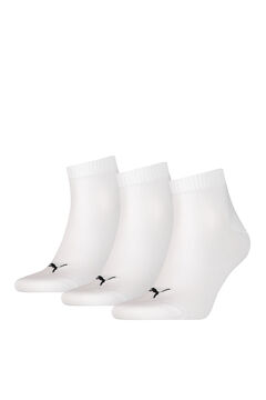 Springfield Pack de calcetines tobilleros blanco